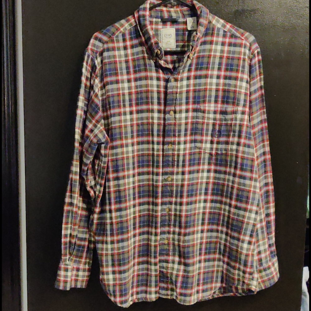 Men's Chaps Flannel Button Down
